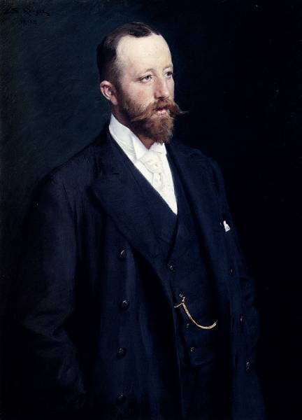 Kroyer Peder Severin Portrait Of A Gentleman